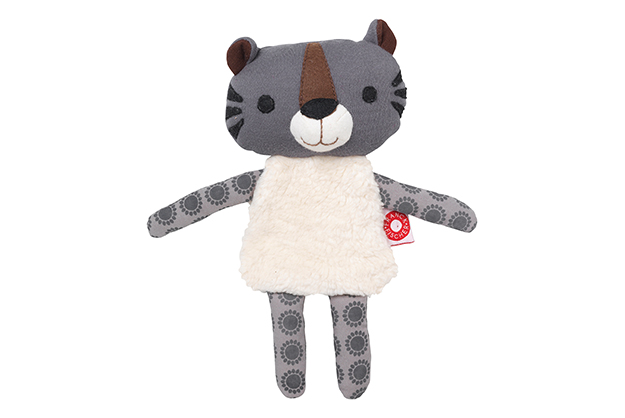 Trisse peluche tigre gris